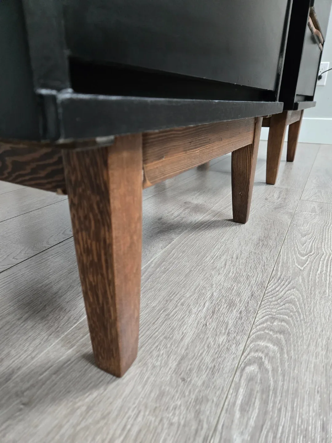 2 x Newly refinished mcm mid century modern nightstands image indicator(4)