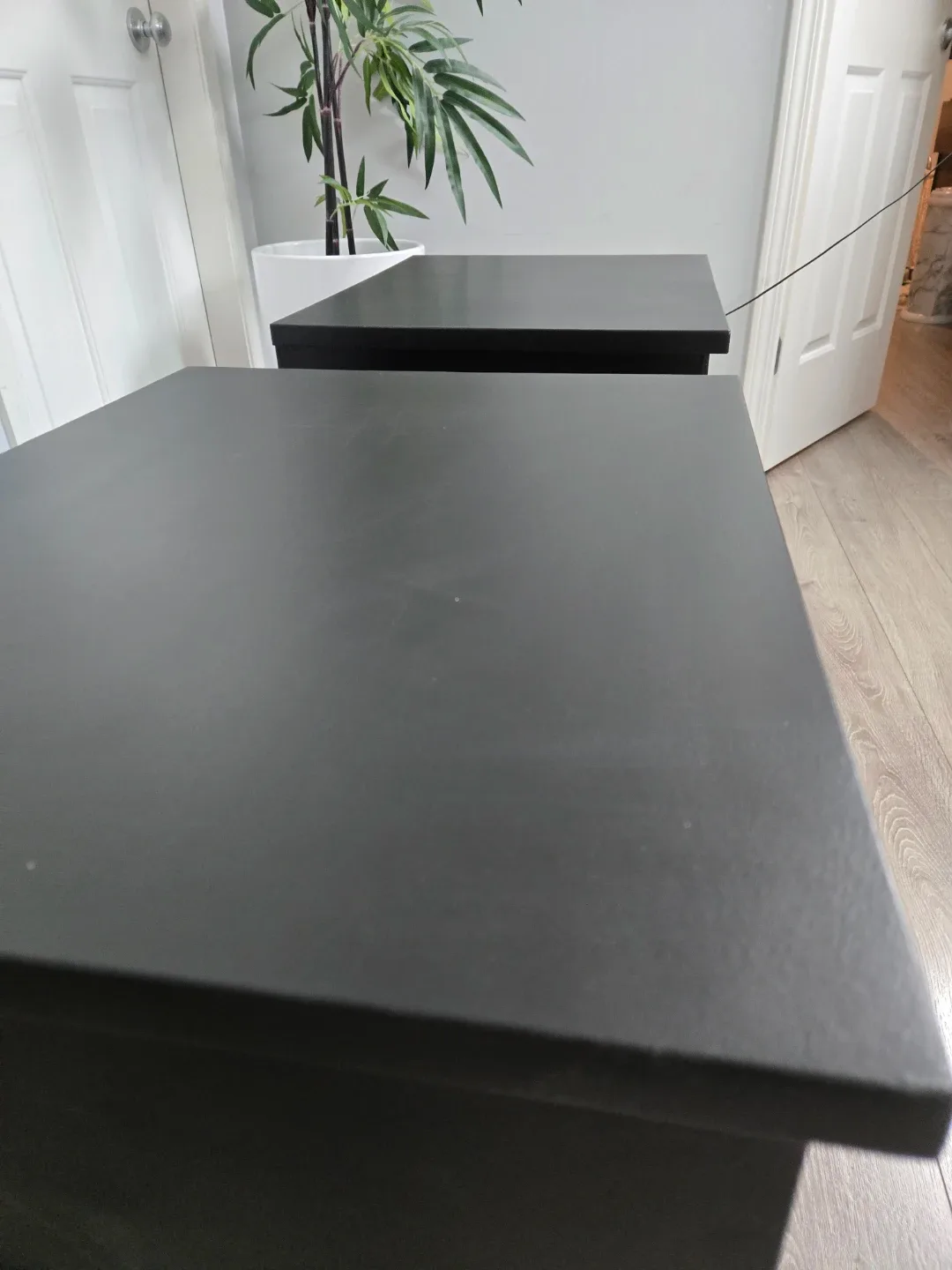 2 x Newly refinished mcm mid century modern nightstands image indicator(8)