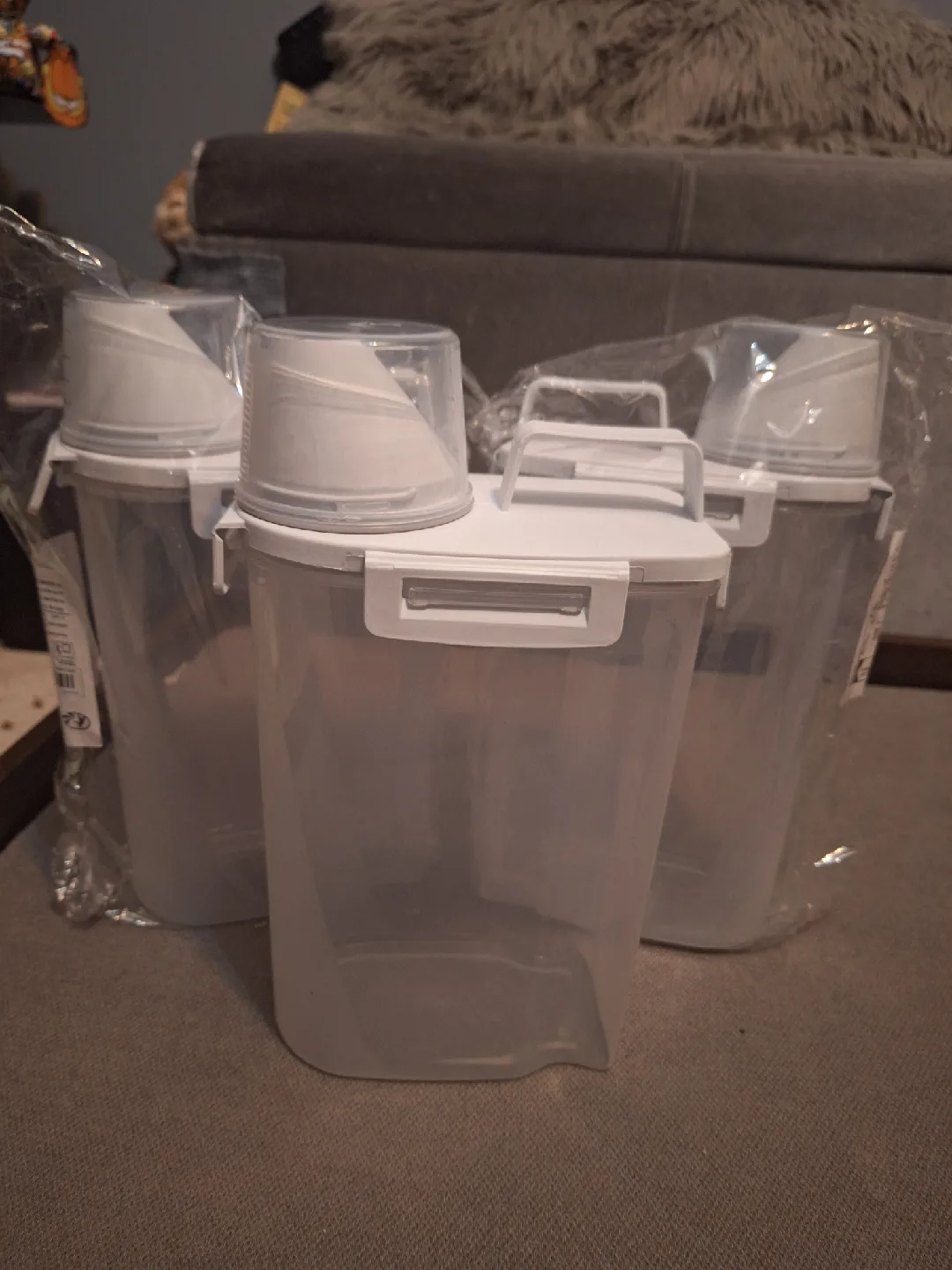 New 2.5L White Food Storage Container
