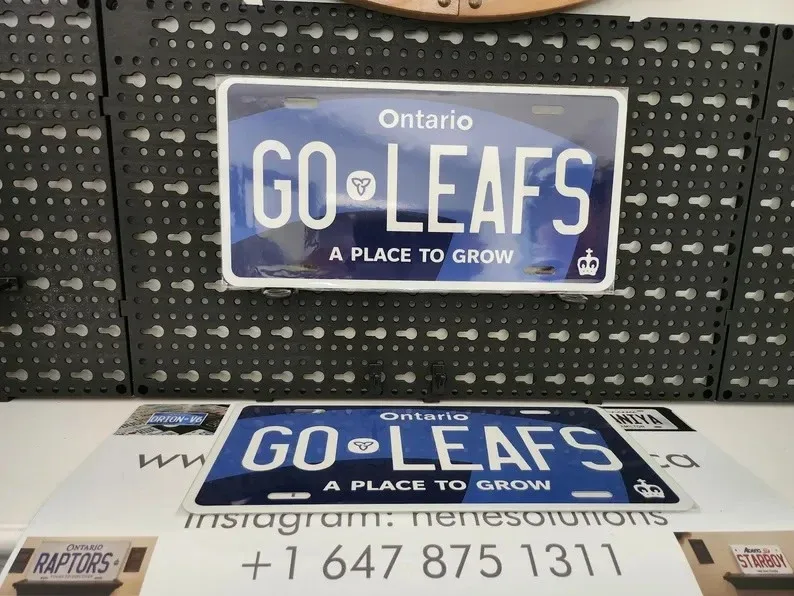 Custom Ontario Vanity Novelty License Plates image indicator(4)
