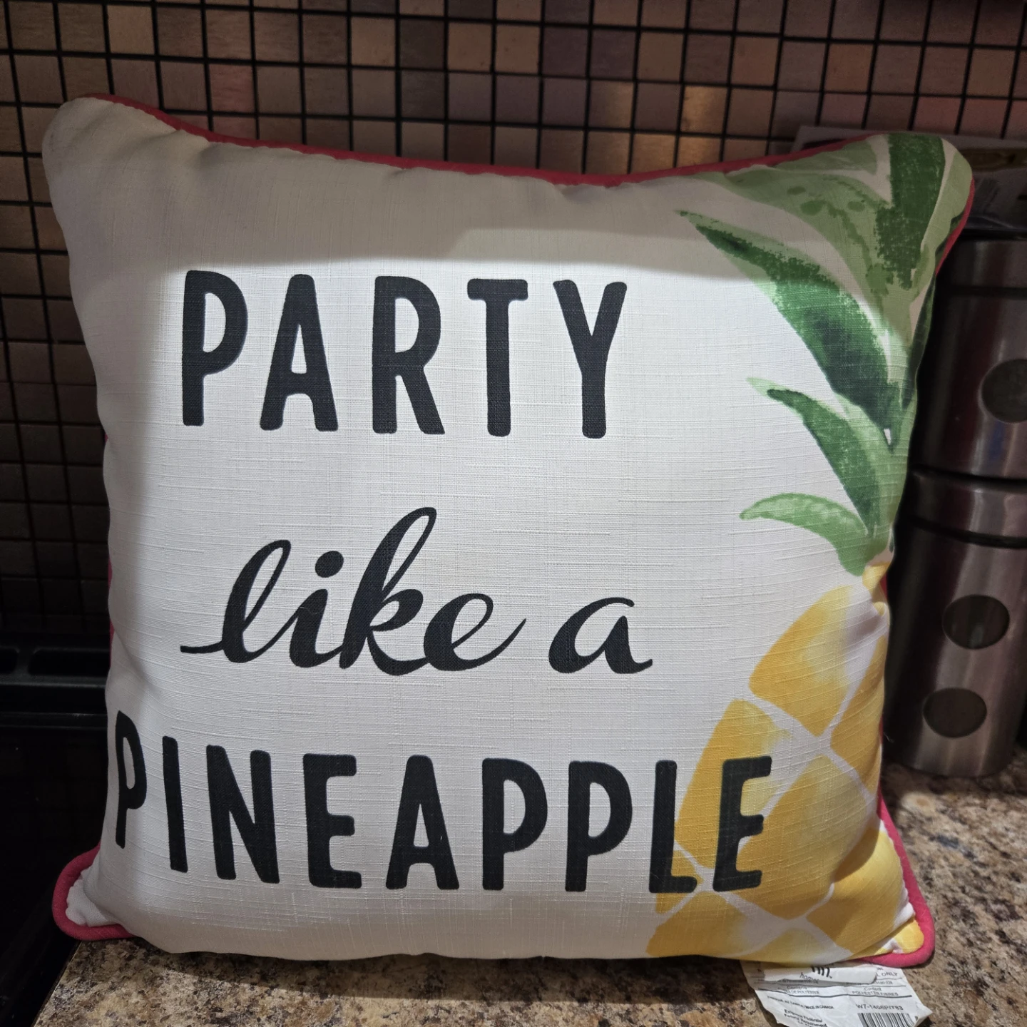 Party Like a Pineapple Decorative Pillow