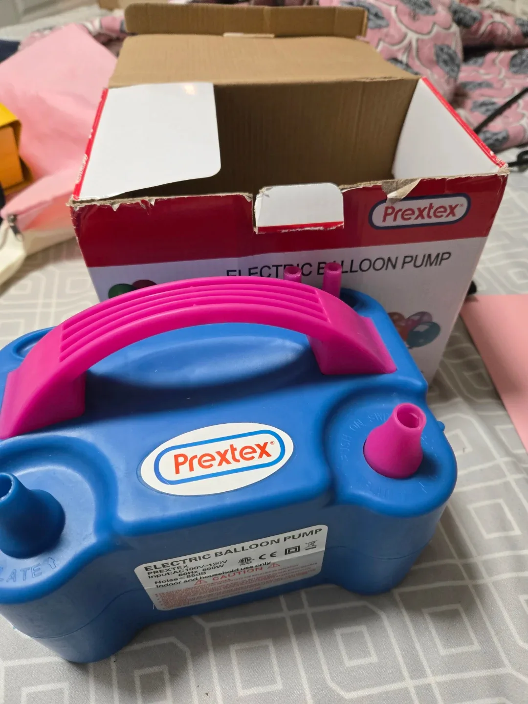 Pretex Electric Balloon Pump with decoration stuff