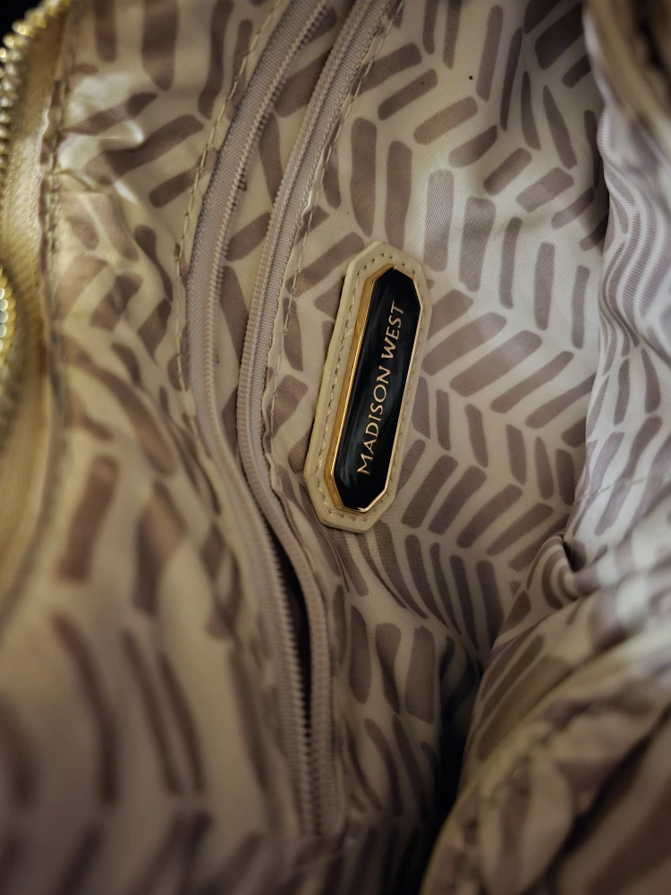 Madison West Cream Shoulder Bag - photo 3