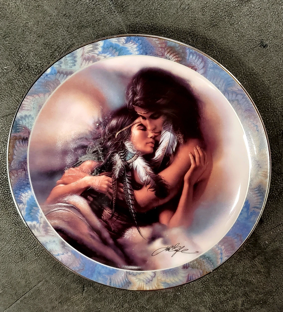 Bradford Exchange Soulmates  "The Lovers" Plate