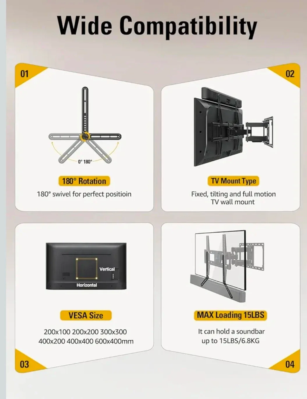 Mounting Dream Sound Bar Mount MD5420 image indicator(4)