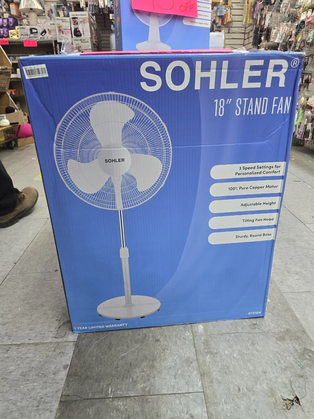 Sohler 18" Stand Fan - New in Box!