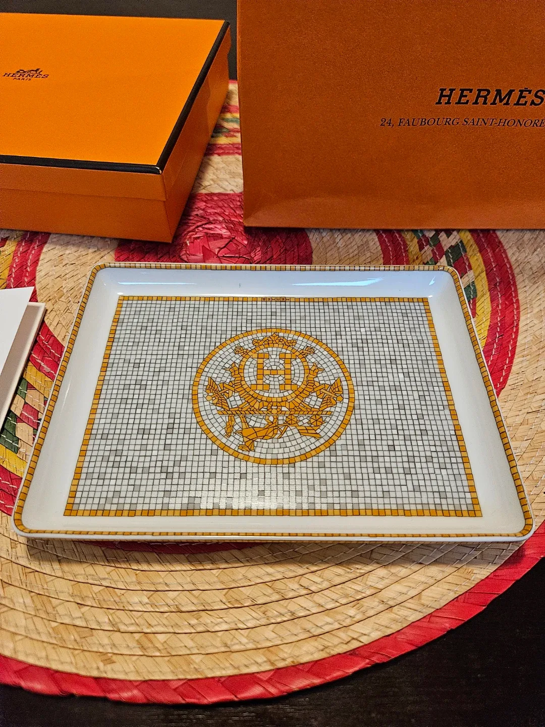 Hermès Mosaique Au 24 Tray - New in Box image indicator(2)