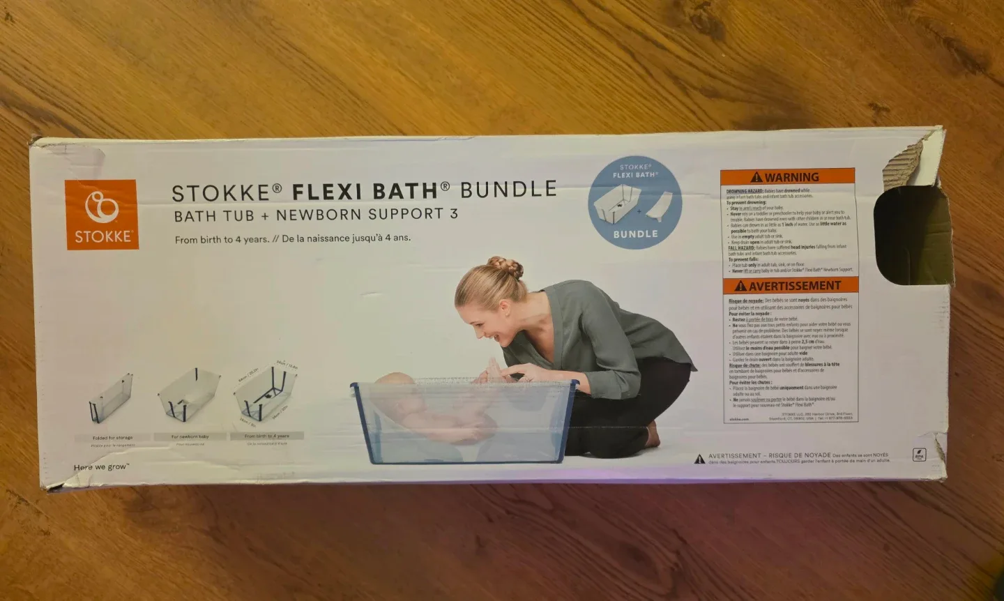 SEALED Stokke Flexi Bath Bundle - Newborn to 4 Years