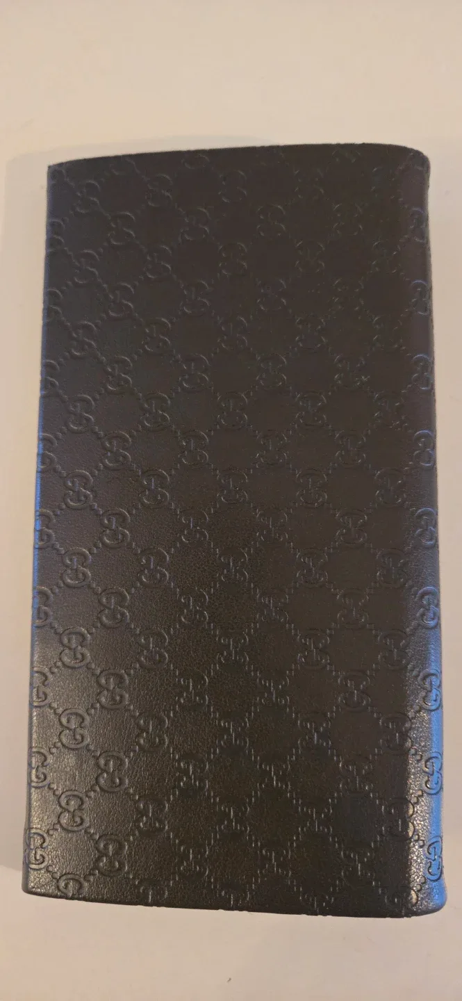 Gucci Black Leather Sun Glasses Case image indicator(3)