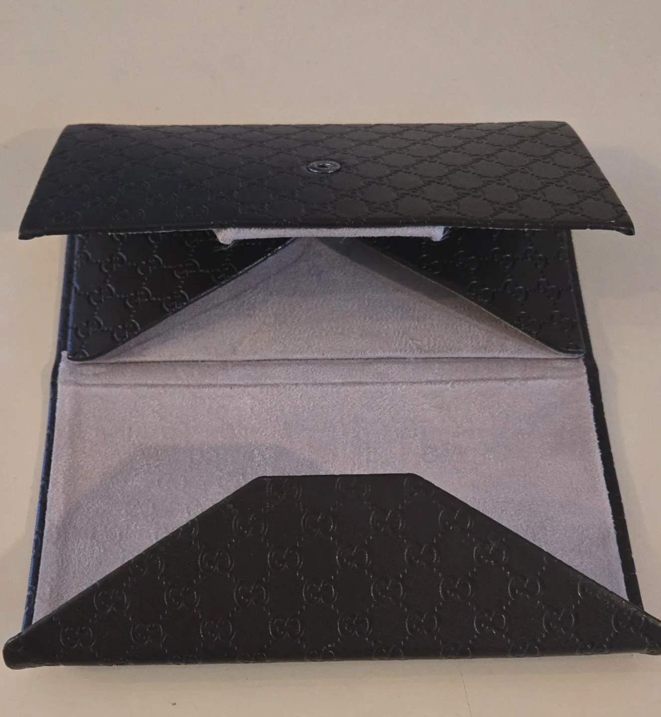 Gucci Black Leather Sun Glasses Case image indicator(7)