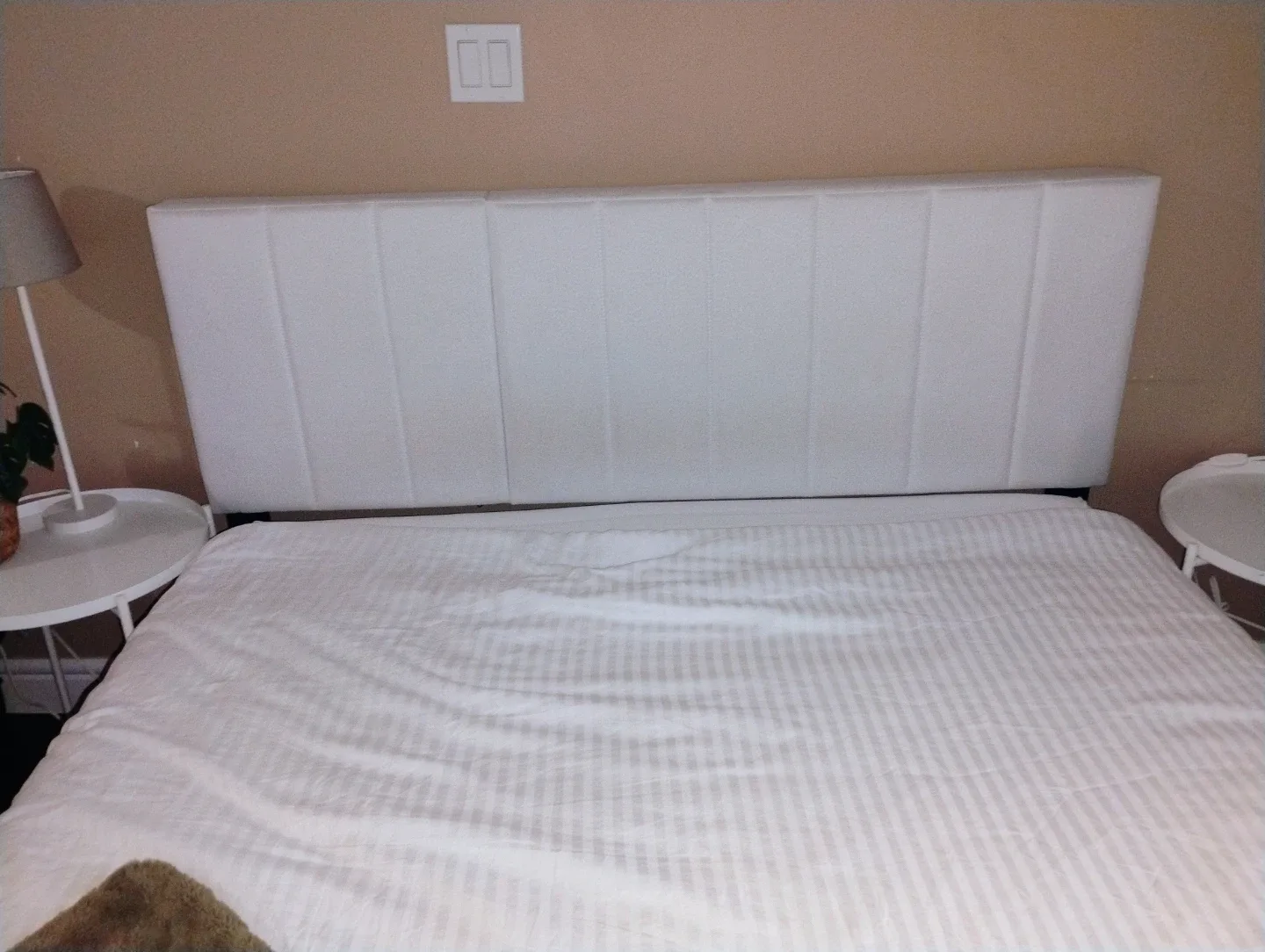 White Bed Frame & Headboard image indicator(3)