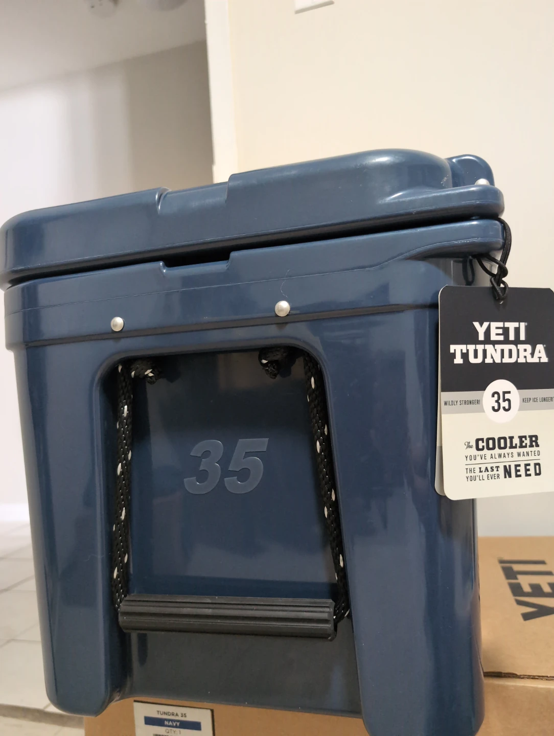 Yeti Tundra 35 Navy Cooler -  New! - photo 3