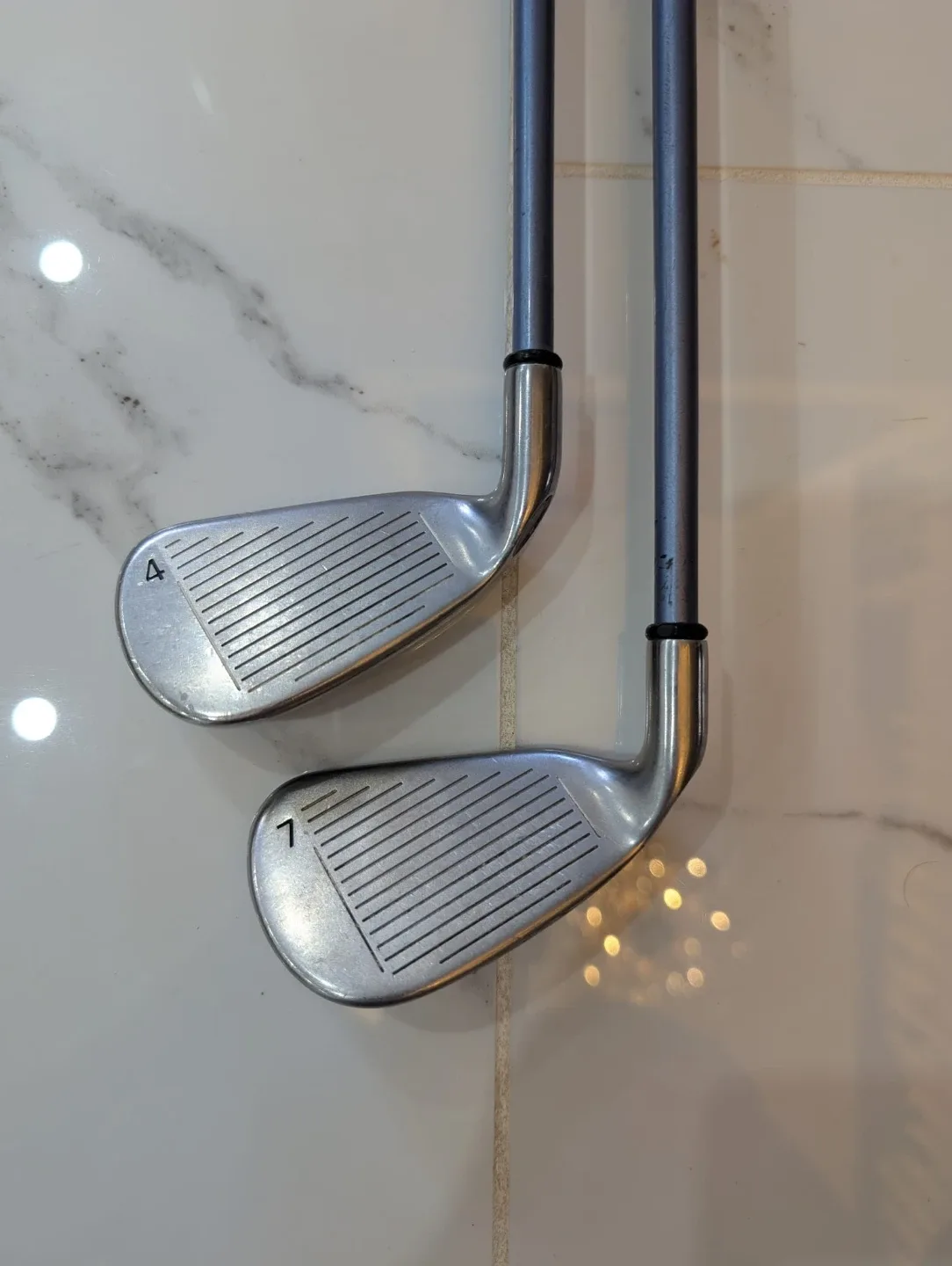 Ladies Callaway Steelhead X-16 Irons - 4 & 7 -  right handed