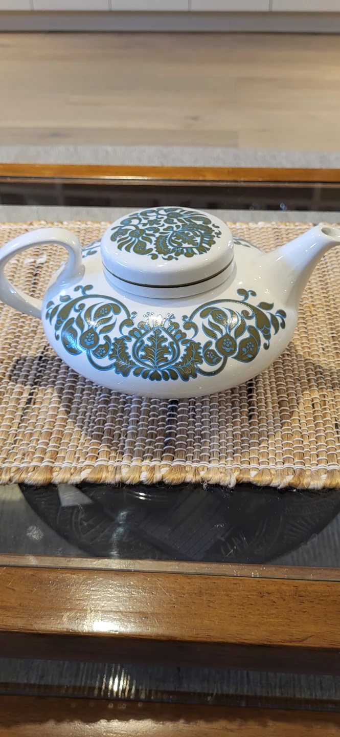 Ridgway Ironstone England 70's Martinique Teapot