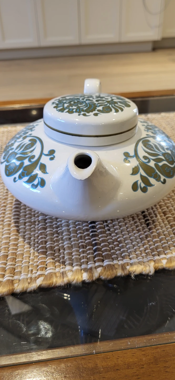 Ridgway Ironstone England 70's Martinique Teapot - photo 2