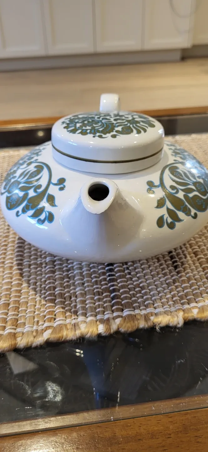 Ridgway Ironstone England Martinique Teapot image indicator(2)