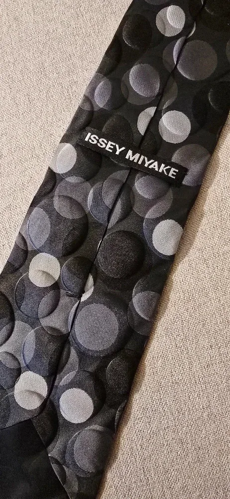 Issey Miyake Polka Dot Necktie