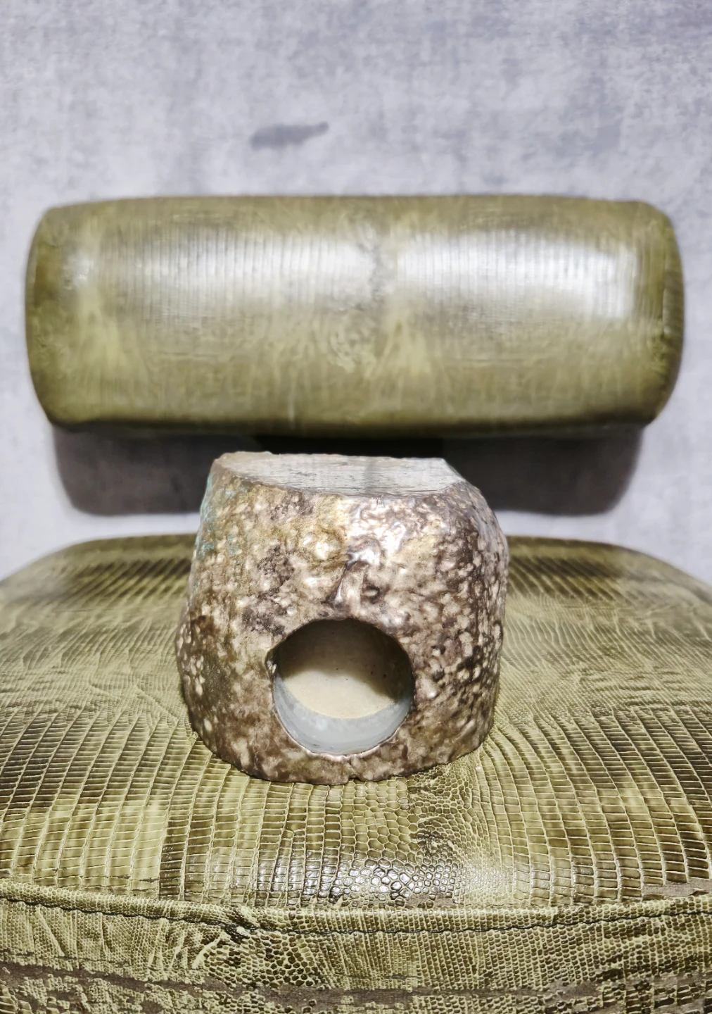 Copper Melt Covered Agate - photo 5