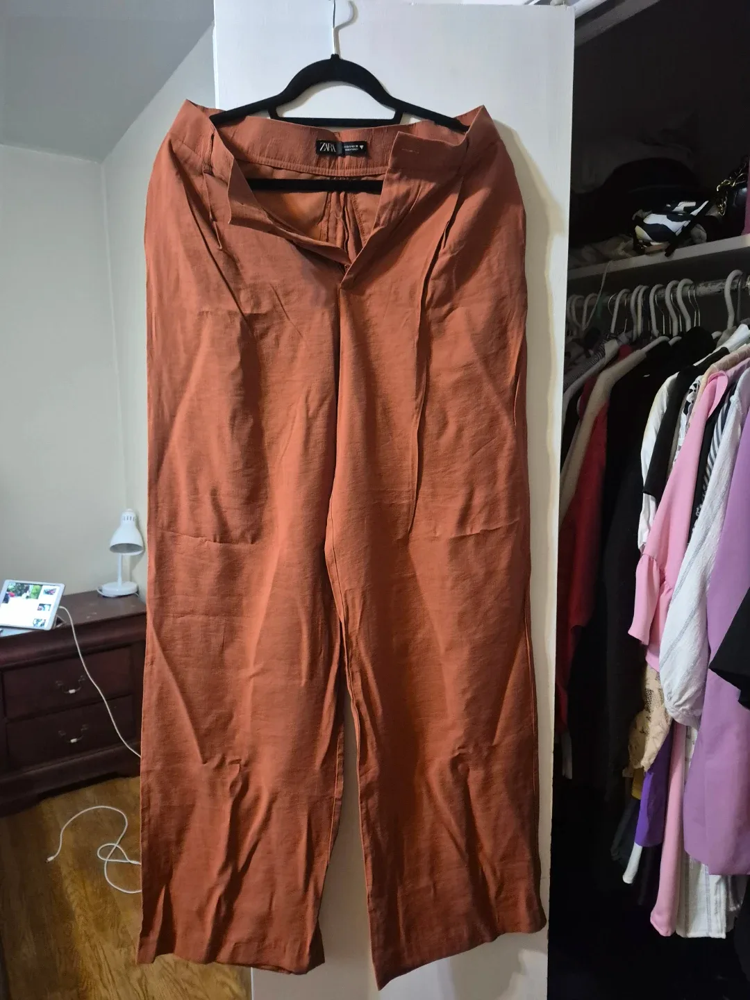 Zara Wide Leg Trousers - Size S