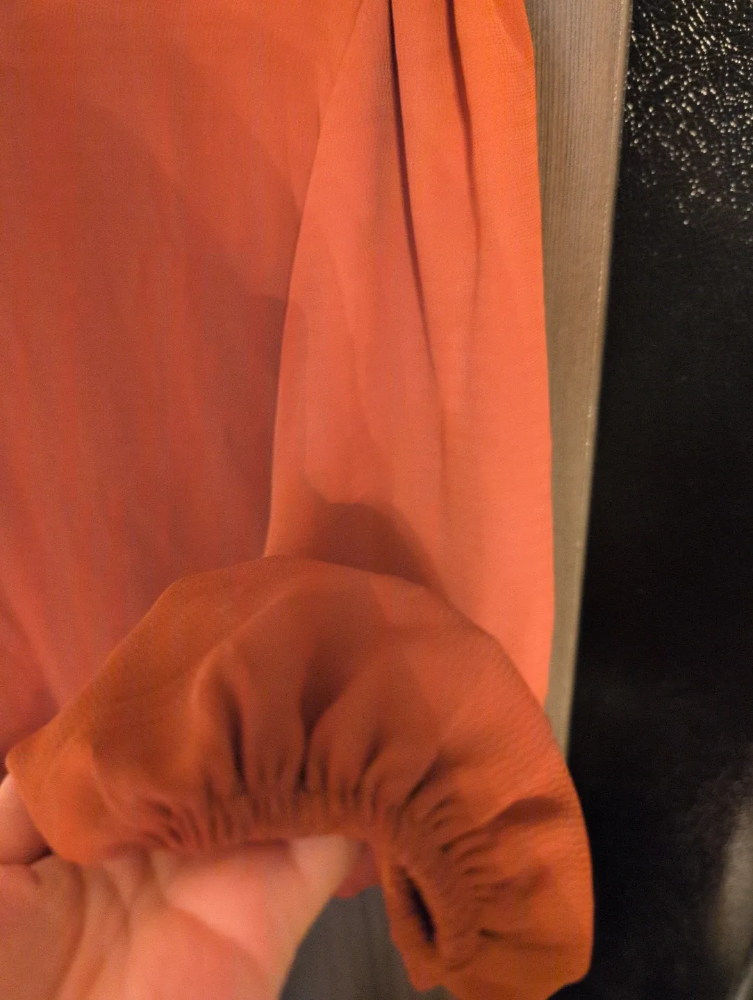 Wine red Long Sleeve Blouse Suzy image indicator(4)