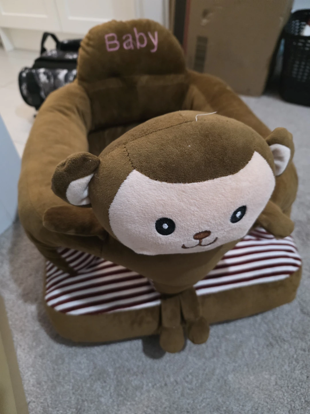 Baby Monkey Plush Seat - Brown - photo 2