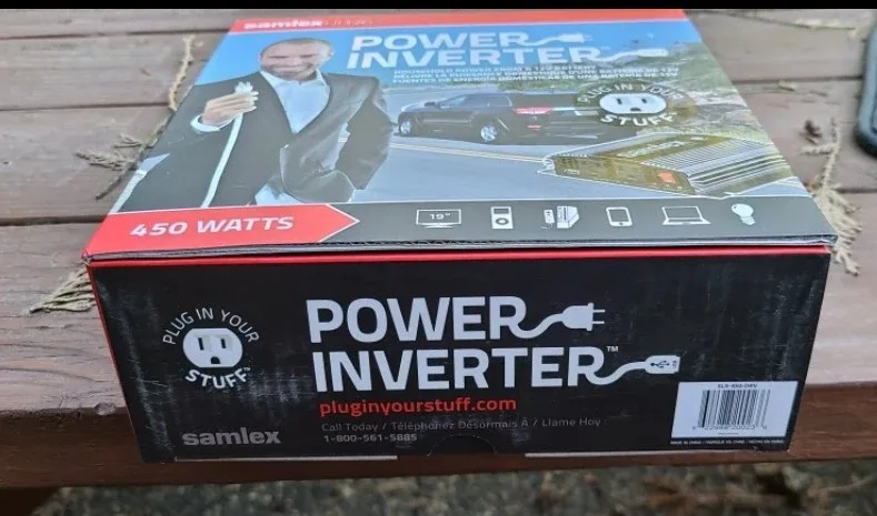 Samlex 450 Watt Power Inverter - New! #CLEANOUT image indicator(2)
