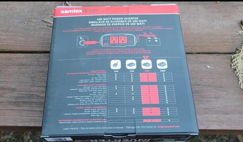 Samlex 450 Watt Power Inverter - New! #CLEANOUT image indicator(4)