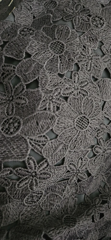 ANN TAYLOR LOFT Grey Lace Top - Size Small - photo 5