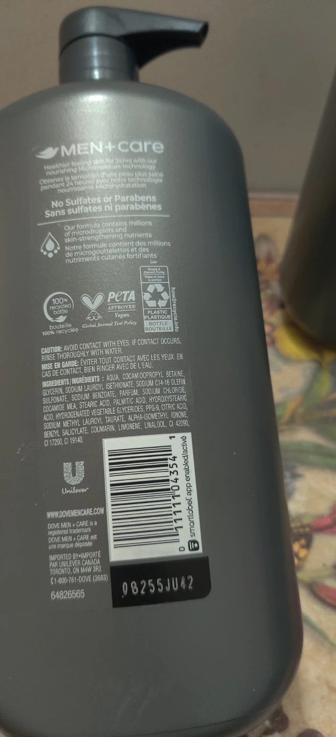 Dove Men+Care Clean Comfort Body Wash 950mlx 2 - photo 4