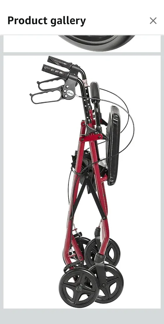 Drive RTL10261RD Adjustable Height Rollator image indicator(10)