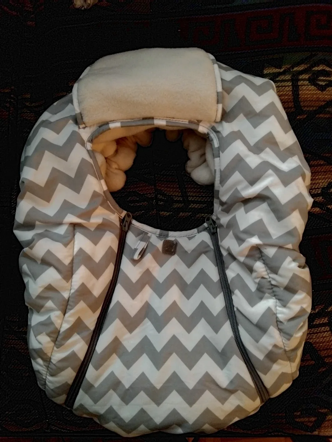 Baby carseat winter cover