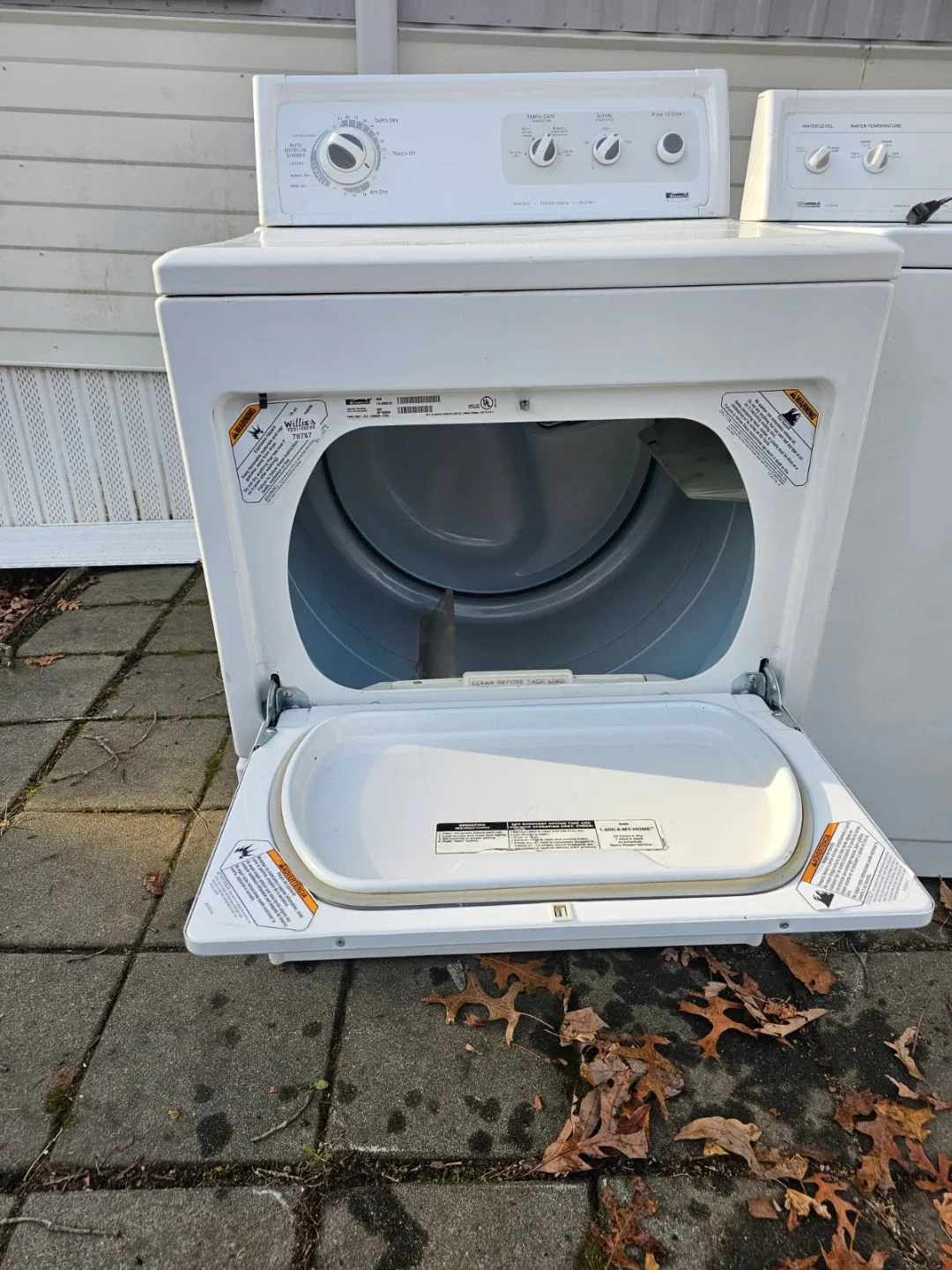 Kenmore White Laundry Dryer