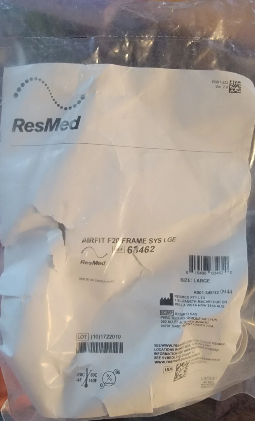 ResMed AirFit F20 Frame System LGE - Large