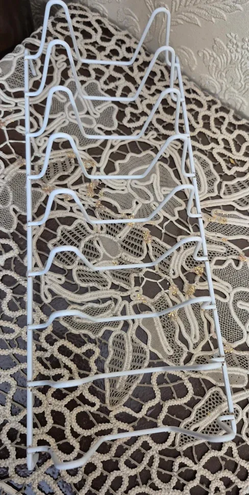 #clean out Pot Lid Organizer Rack - White image indicator(2)