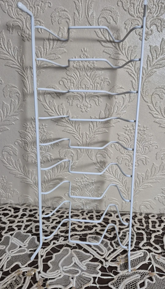 #clean out Pot Lid Organizer Rack - White - photo 3