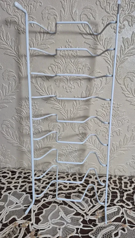 #clean out Pot Lid Organizer Rack - White image indicator(3)