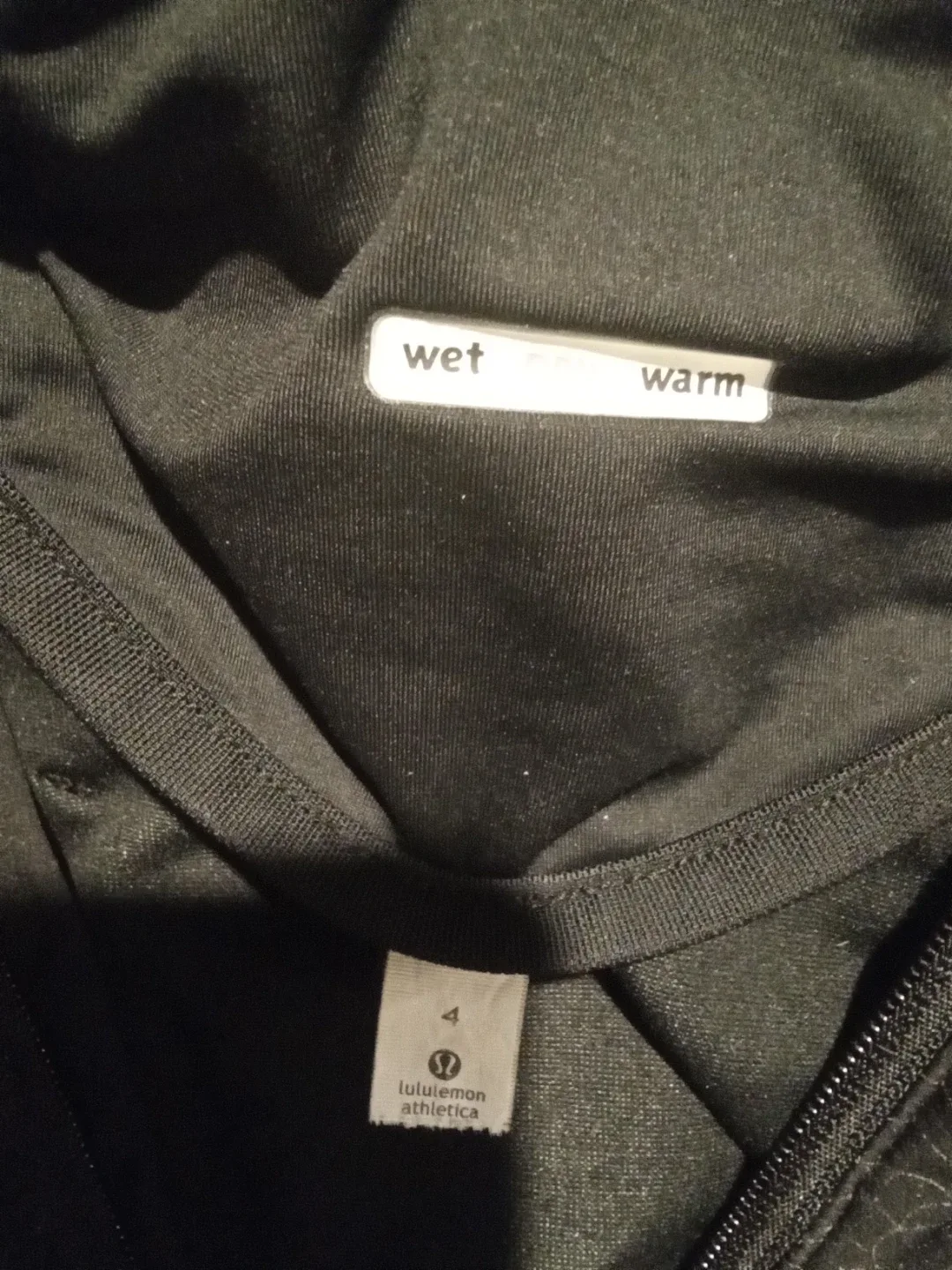 Lululemon Athletica Black Jacket - Size 4