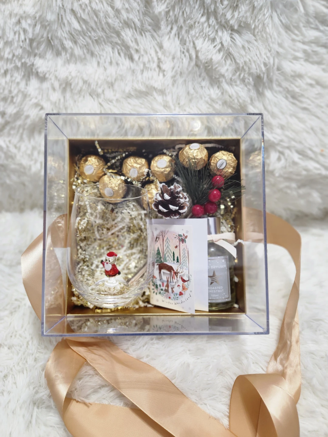 Christmas Gift Box with Mug, Glass & Treats - photo 2