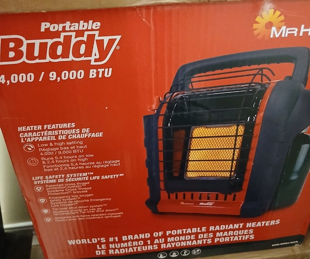 New Black and red portable heater. Handle on top - photo 2