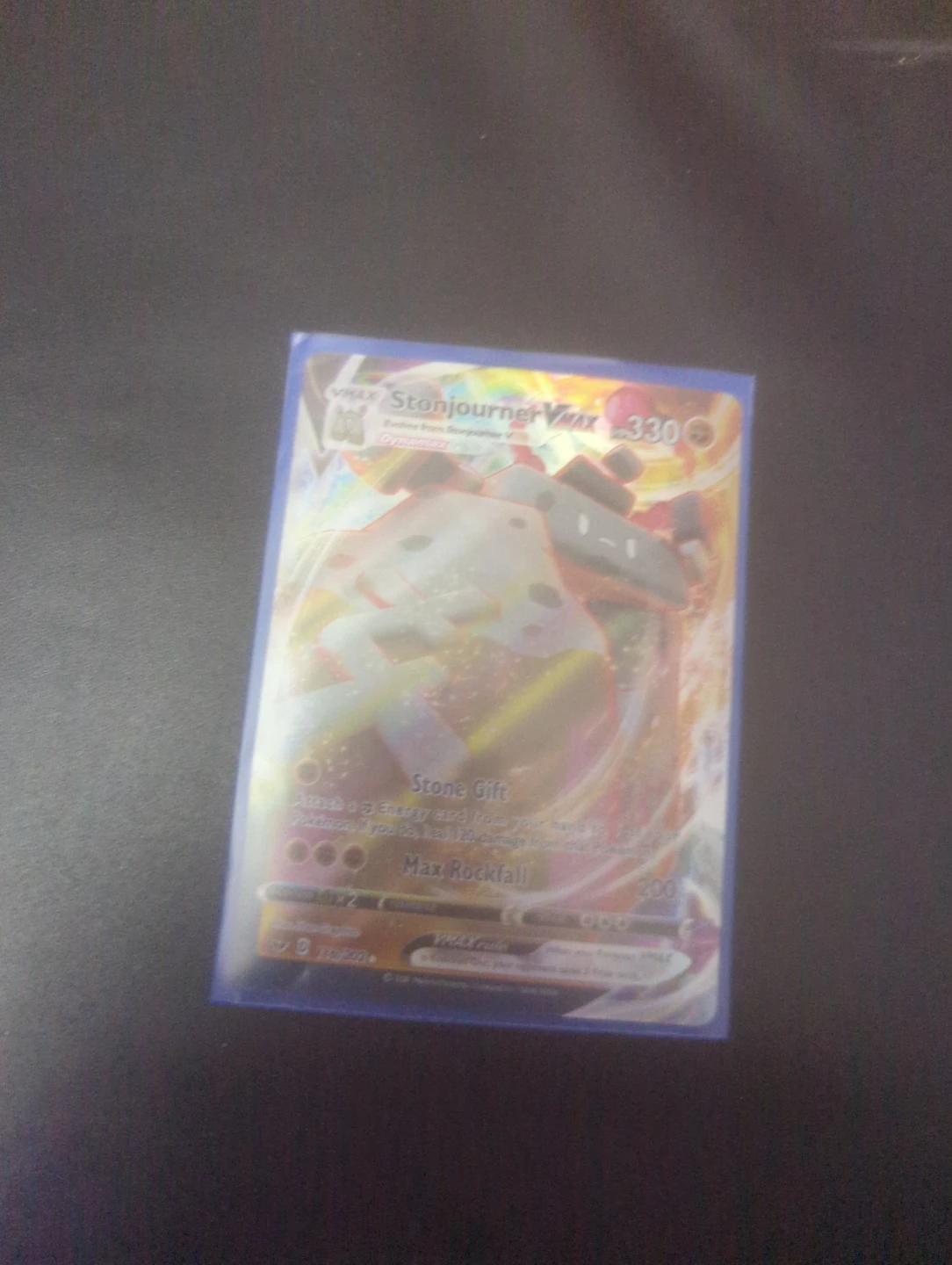 Stonjourner VMAX Pokemon Card