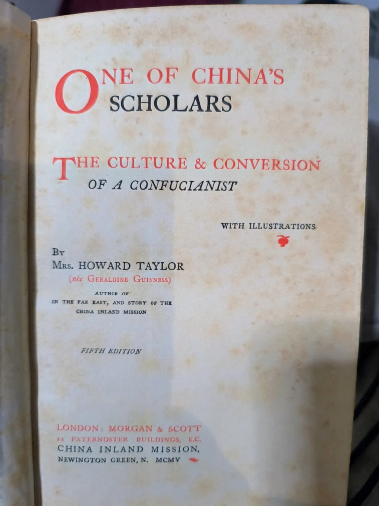 One of China's Scholars, circa 1905, hardback - photo 2