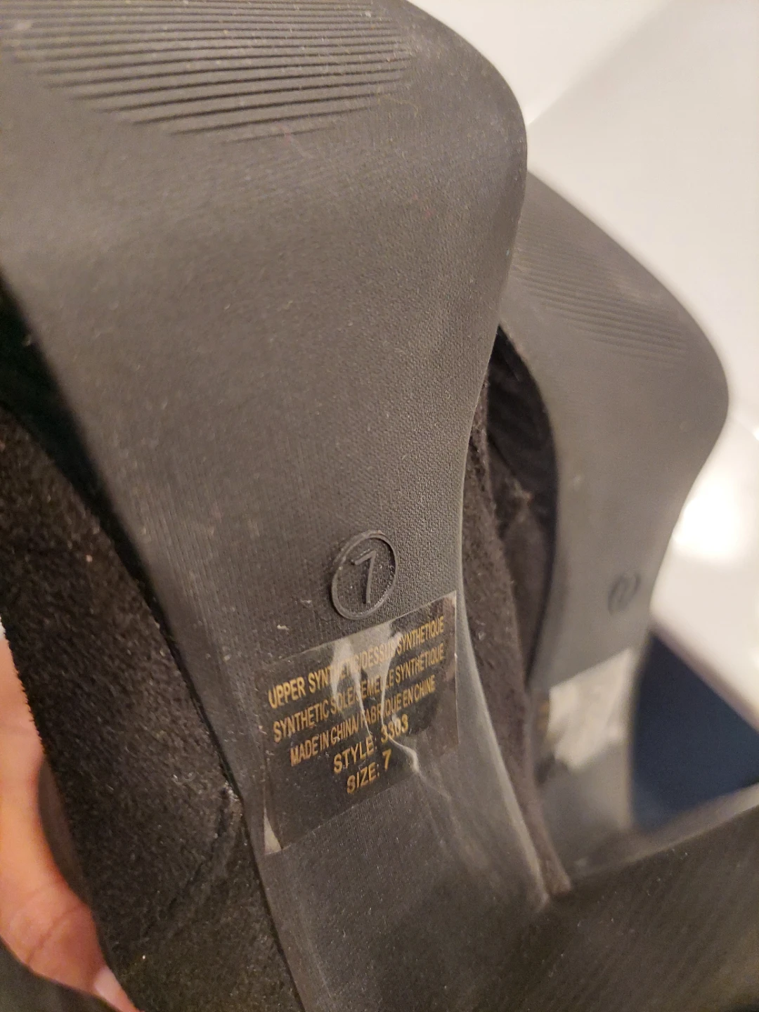 NEW Refuge Black Thigh High Boots - Size 7 #Cleanout - photo 5