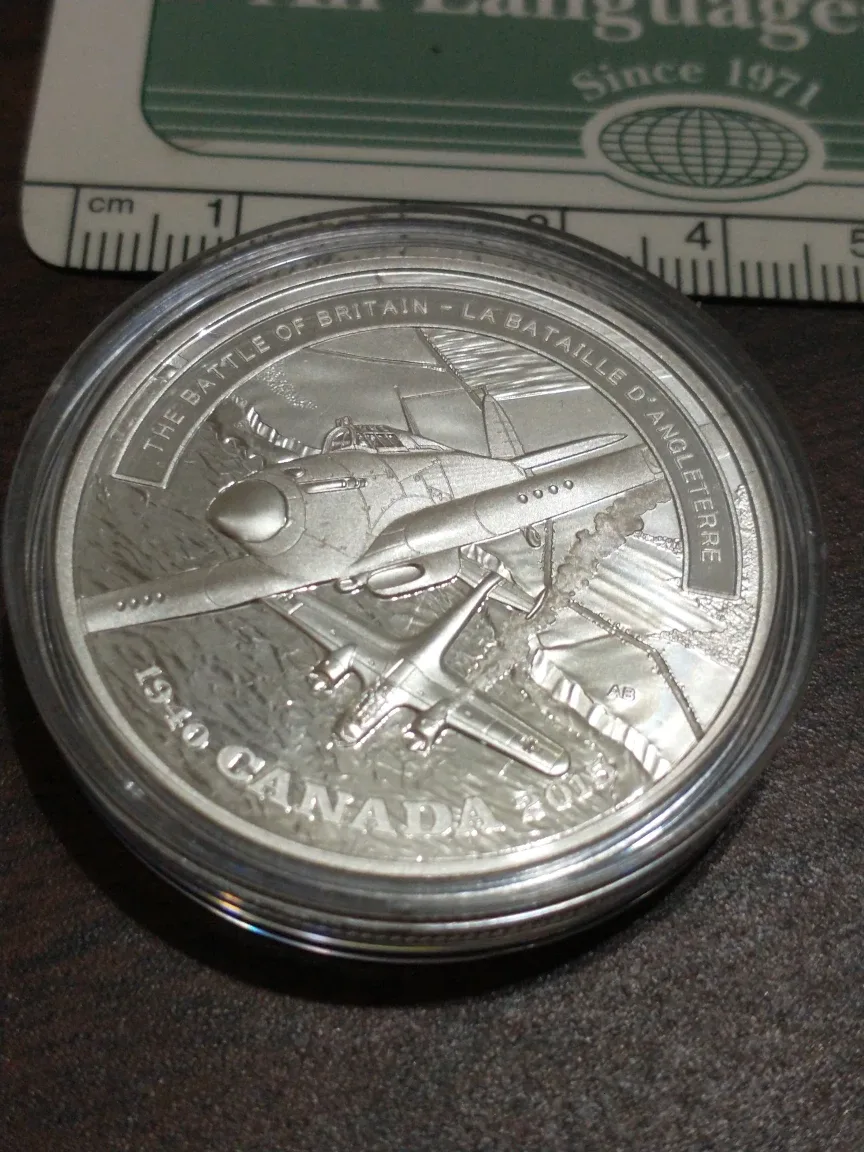 $20 RCM Second World War series - Battle of Britain proof silver image indicator(2)