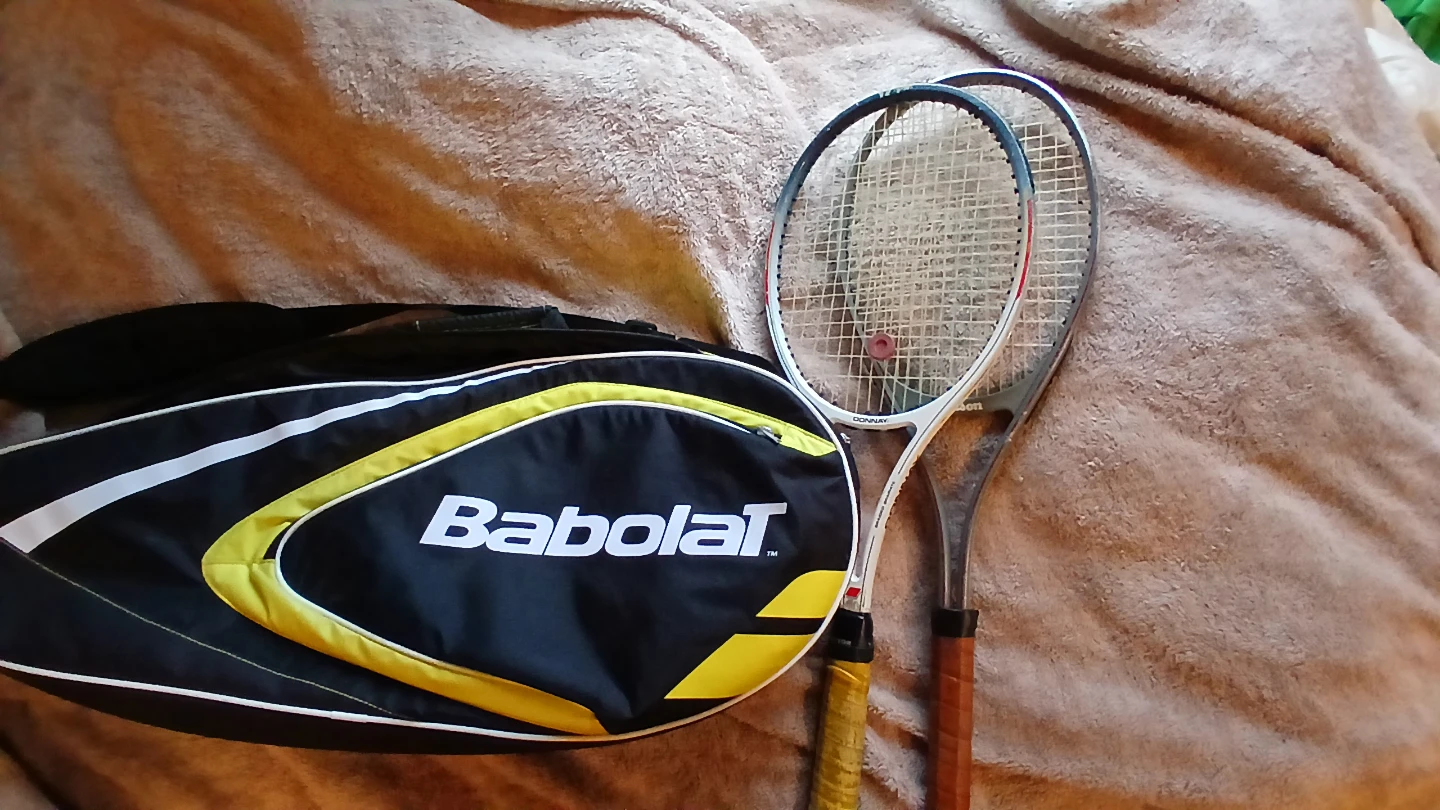 Wilson & Donnay Tennis Racquets + Babolat Bag