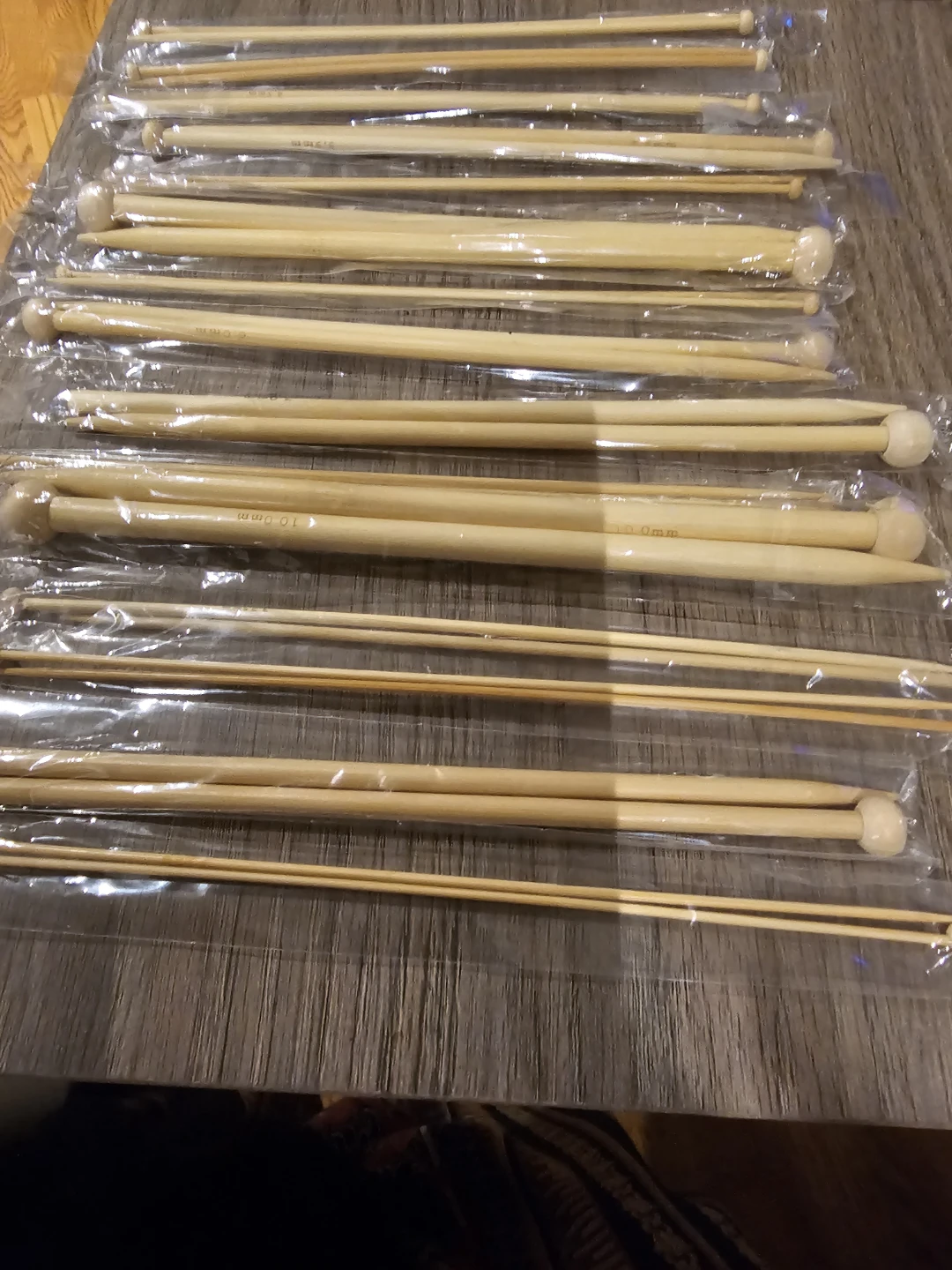 Bamboo Knitting Needles Set