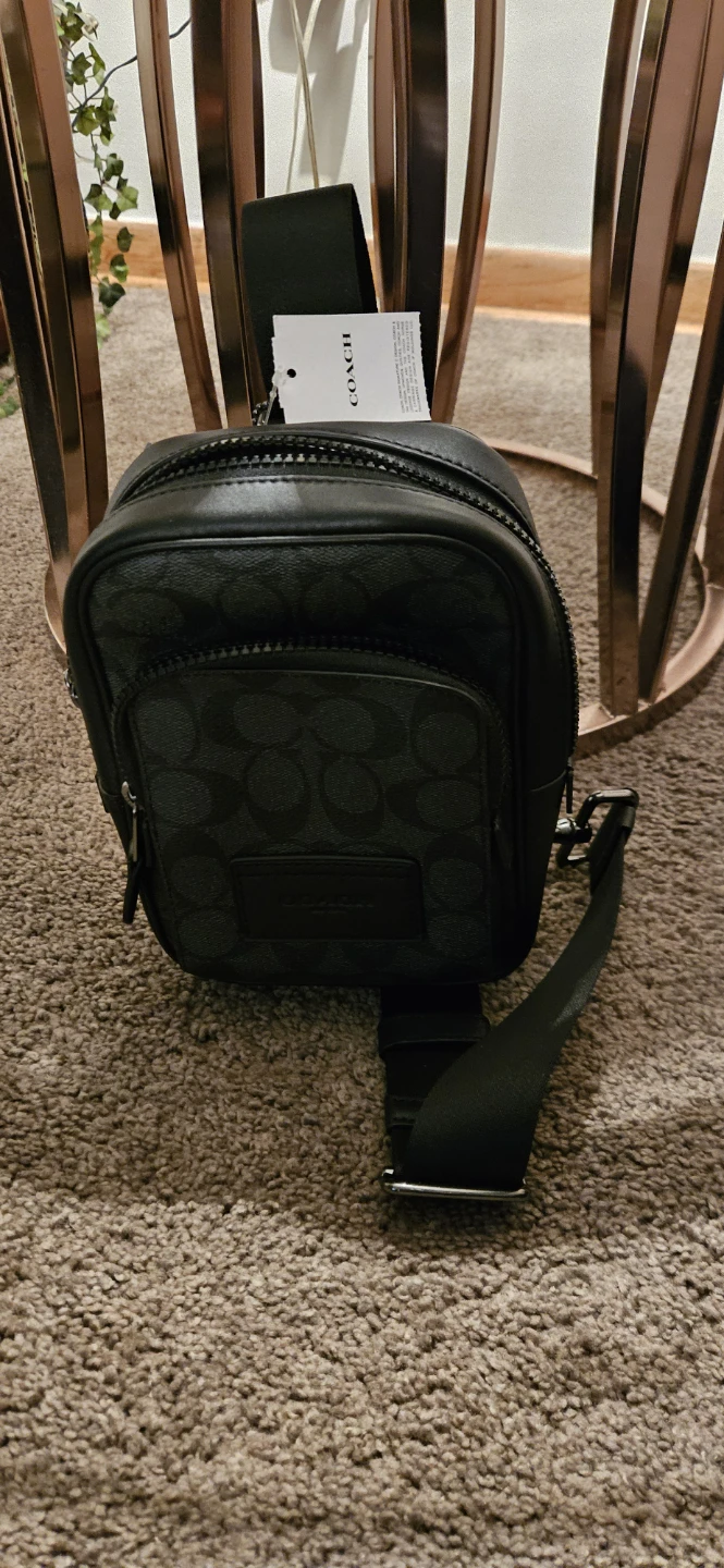 Coach Men's Graham Structure Sling Bag - Black - photo 2