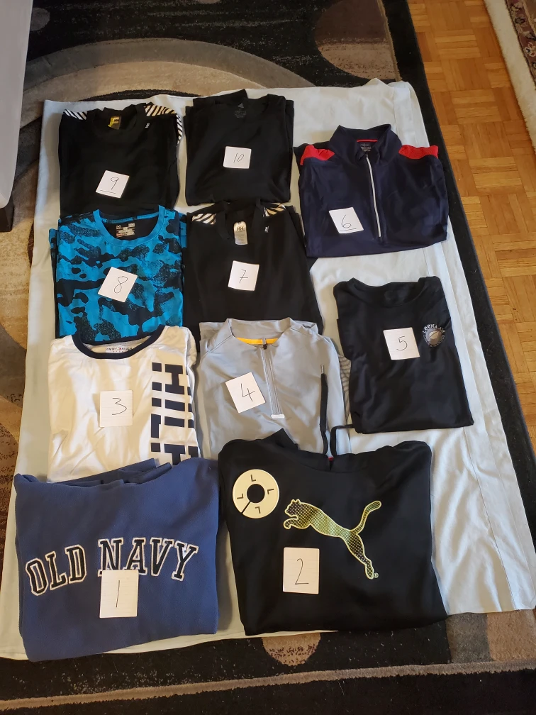 Men's & Boys Long Sleeve T'Shirts & Jordan Vest. - photo 4