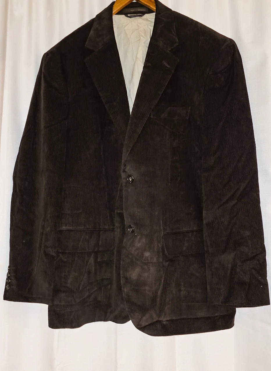 Men's Large Brown  VINTAGE Corduroy Blazer - photo 3