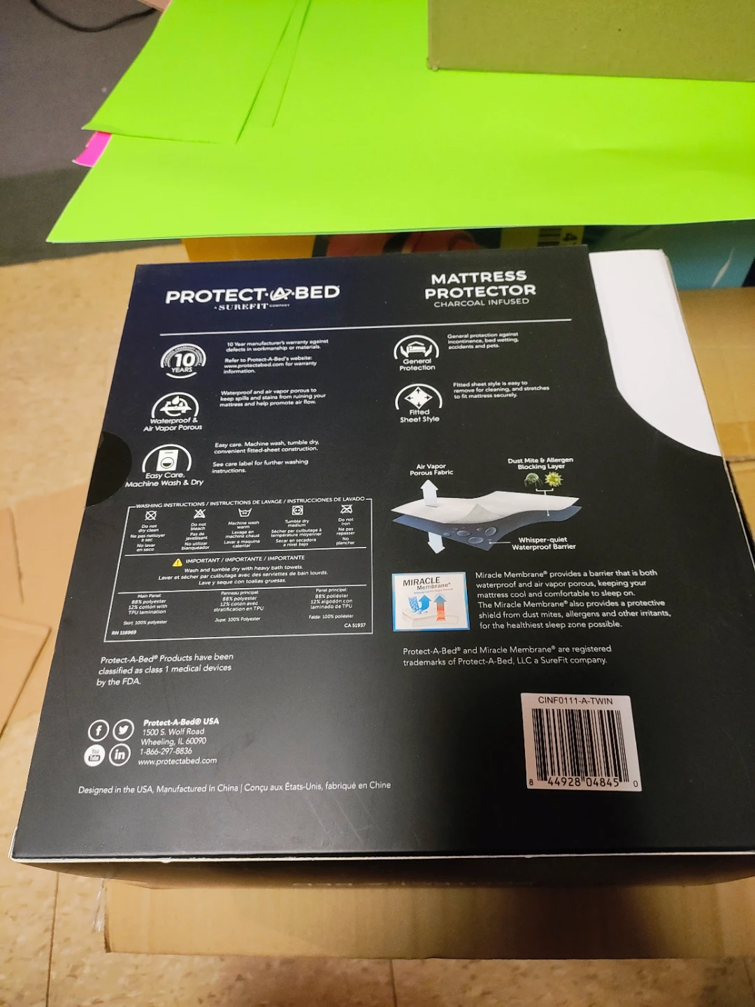 New Protect-A-Bed Twin Mattress Protector - photo 2