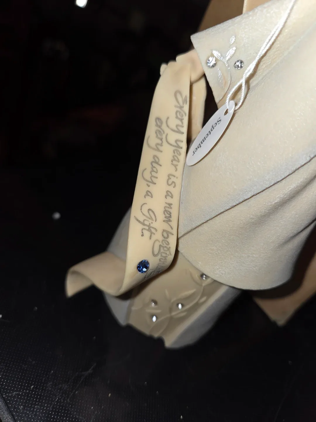 #cleanout Enesco Foundations September Angel Figurine image indicator(3)